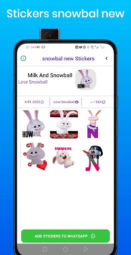 Run android online APK snowball Stickers from MyAndroid or emulate snowball Stickers using MyAndroid