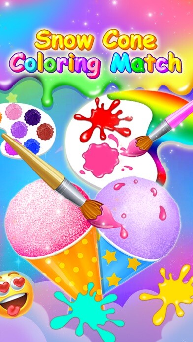 Run android online APK Snow Cone Coloring Match from MyAndroid or emulate Snow Cone Coloring Match using MyAndroid