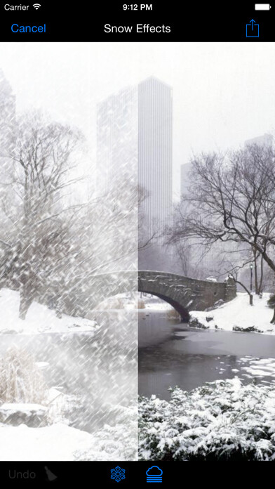 Emulate iPhone app Snow Effects using MyAndroid Emulate iPhone app Snow Effects using MyAndroid