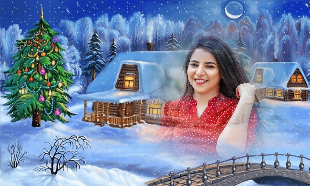 Emulate Android APK Snow Fall Photo Frame