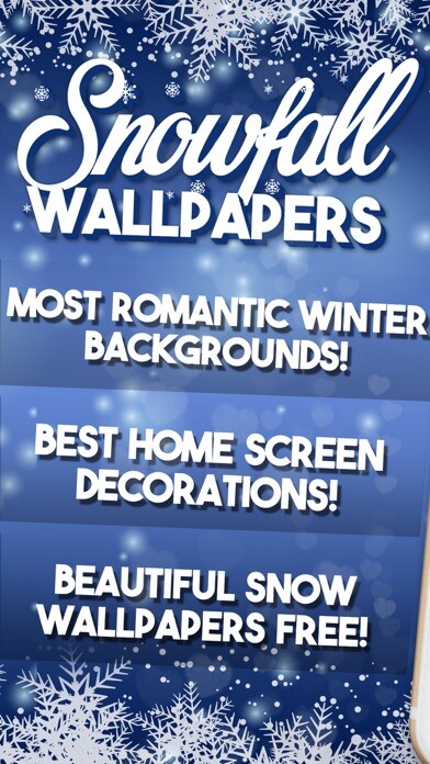 Emulate iPhone app Snowfall Wallpaper – Romantic Winter Backgrounds using MyAndroid