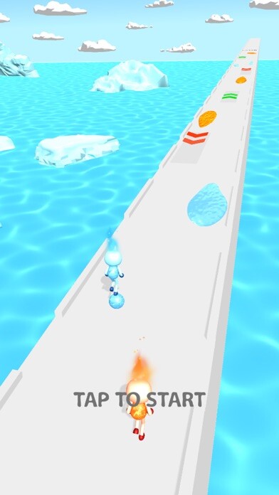 Emulate iPhone app Snow-Fire Ball using MyAndroid