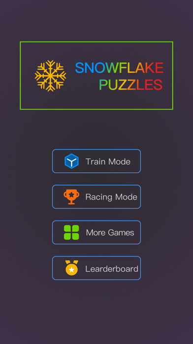 Emulate iPhone app Snowflake Puzzle using MyAndroid