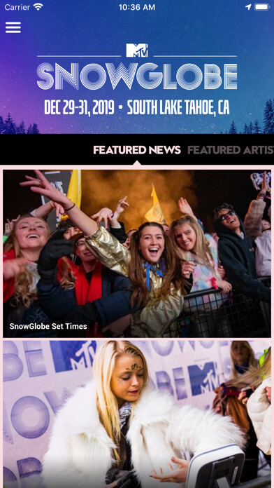 Run android online APK SnowGlobe Music Festival 2019 from MyAndroid or emulate SnowGlobe Music Festival 2019 using MyAndroid