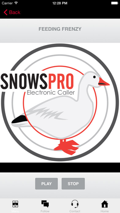 Emulate iPhone app Snow Goose Call - E Caller - BLUETOOTH COMPATIBLE using MyAndroid