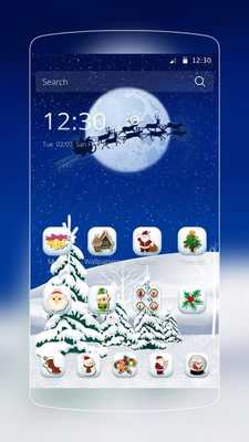 Emulate Android APK Snowing Christmas
