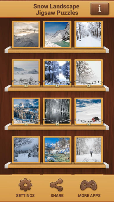 Emulate iPhone app Snow Landscape Puzzle Game - Winter Jigsaw Puzzles using MyAndroid Emulate iPhone app Snow Landscape Puzzle Game - Winter Jigsaw Puzzles using MyAndroid