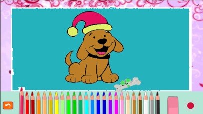 Emulate iPhone app Snowman and merry christmas picture coloring book using MyAndroid Emulate iPhone app Snowman and merry christmas picture coloring book using MyAndroid
