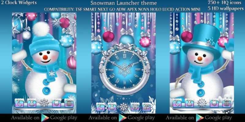 Emulate Android APK Snowman GO Keyboard Theme