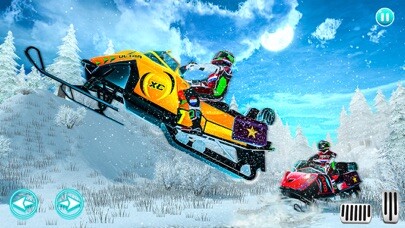 Emulate iPhone app Snowmobile Bike Racing Fever using MyAndroid