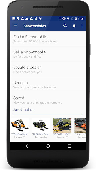 Run android online APK Snowmobile Trader from MyAndroid or emulate Snowmobile Trader using MyAndroid