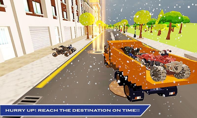 Run android online APK Snowmobile Transport Truck 3D from MyAndroid or emulate Snowmobile Transport Truck 3D using MyAndroid