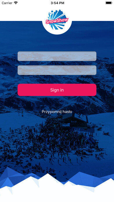 Emulate iPhone app SnowShow using MyAndroid