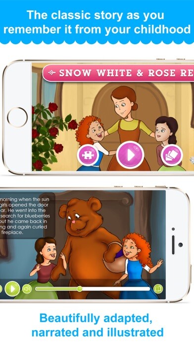 Emulate iPhone app Snow White and Rose Red - Narrated Children Story using MyAndroid Emulate iPhone app Snow White and Rose Red - Narrated Children Story using MyAndroid