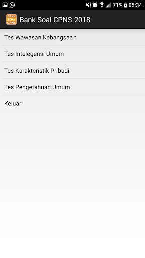 Emulate Android APK Soal CAT CPNS Terbaru 2018 Emulate Android APK Soal CAT CPNS Terbaru 2018