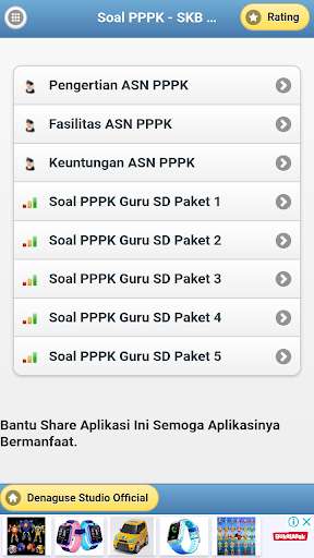 Run android online APK Soal CPNS PPPK Guru SD from MyAndroid or emulate Soal CPNS PPPK Guru SD using MyAndroid