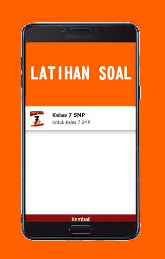 Run android online APK Soal Kelas 7 SMP Baru from MyAndroid or emulate Soal Kelas 7 SMP Baru using MyAndroid