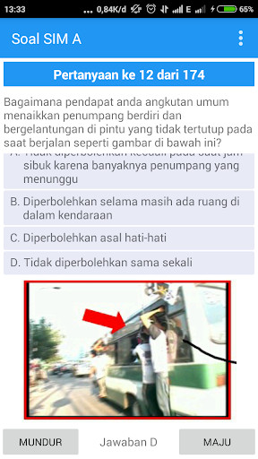 Run android online APK Soal Latihan SIM A from MyAndroid or emulate Soal Latihan SIM A using MyAndroid