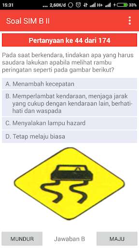 Run android online APK Soal Latihan SIM B II from MyAndroid or emulate Soal Latihan SIM B II using MyAndroid