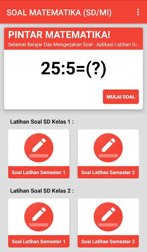 Run android online APK Soal Ujian Matematika SD/MI from MyAndroid or emulate Soal Ujian Matematika SD/MI using MyAndroid Run android online APK Soal Ujian Matematika SD/MI from MyAndroid or emulate Soal Ujian Matematika SD/MI using MyAndroid