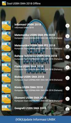 Emulate Android APK Soal USBN SMA 2018 IPA IPS