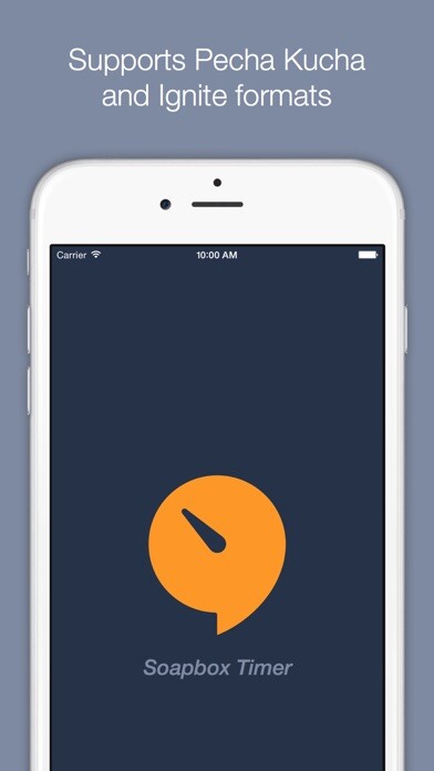 Emulate iPhone app Soapbox Timer using MyAndroid