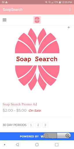 Run android online APK Soap Search from MyAndroid or emulate Soap Search using MyAndroid