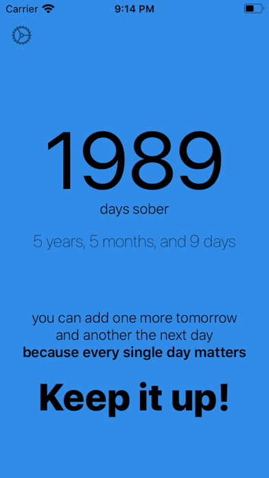 Emulate iPhone app Sober Days Ahead using MyAndroid Emulate iPhone app Sober Days Ahead using MyAndroid