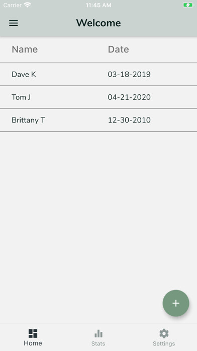Emulate iPhone app Soberthdays using MyAndroid
