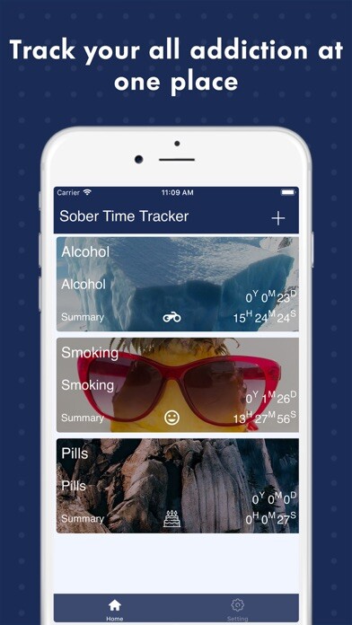 Emulate iPhone app Sober Tracker – Quit Addiction using MyAndroid Emulate iPhone app Sober Tracker – Quit Addiction using MyAndroid