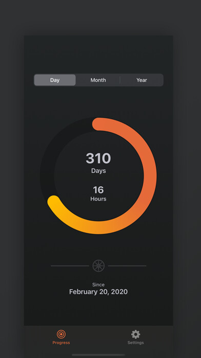 Emulate iPhone app Sober Wagon: Sobriety Counter using MyAndroid