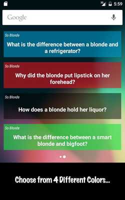 Emulate Android APK So Blonde - Joke Widget Emulate Android APK So Blonde - Joke Widget