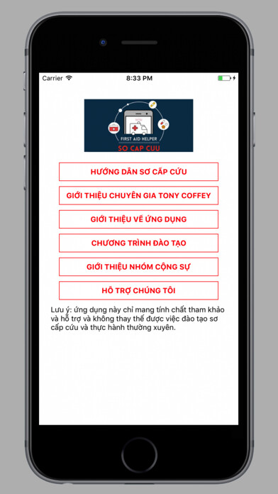 Emulate iPhone app So cap cuu-First Aid SSVN using MyAndroid Emulate iPhone app So cap cuu-First Aid SSVN using MyAndroid