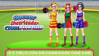 Emulate iPhone app Soccer Cheerleaders Dressup using MyAndroid