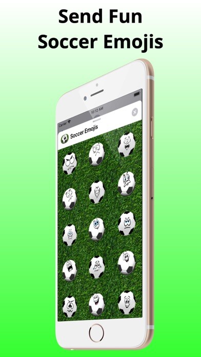 Emulate iPhone app Soccer Emojis - Game Emotions using MyAndroid