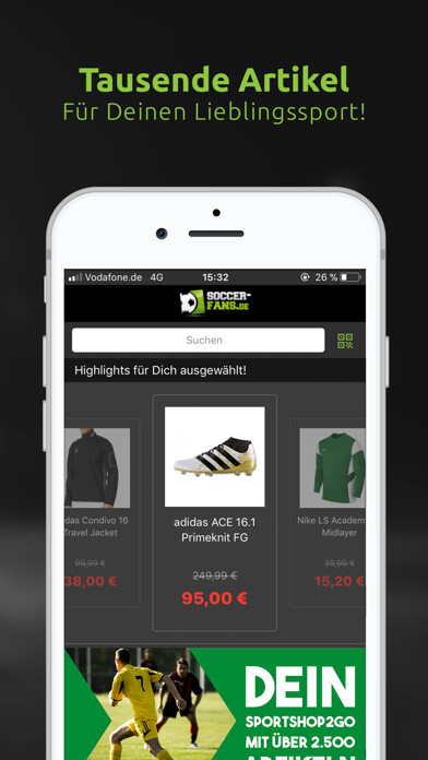 Emulate iPhone app Soccer-Fans-Shop using MyAndroid Emulate iPhone app Soccer-Fans-Shop using MyAndroid