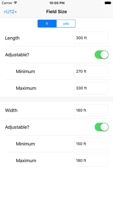 Emulate iPhone app Soccer Field Calculator using MyAndroid Emulate iPhone app Soccer Field Calculator using MyAndroid