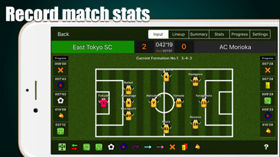 Emulate iPhone app Soccer Notes using MyAndroid