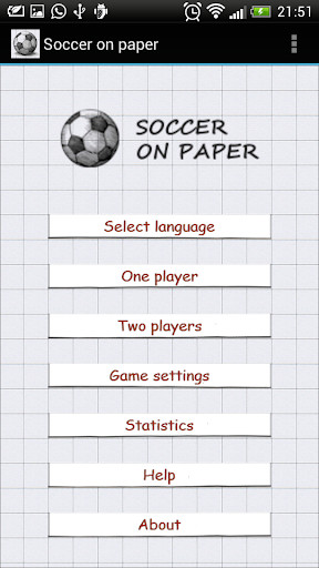 Run android online APK Soccer On Paper from MyAndroid or emulate Soccer On Paper using MyAndroid