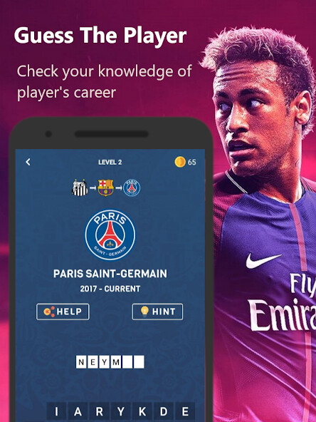 Run android online APK Soccer Players Football Quiz from MyAndroid or emulate Soccer Players Football Quiz using MyAndroid