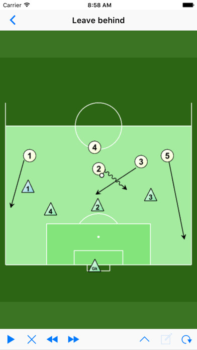Emulate iPhone app Soccer Playview using MyAndroid