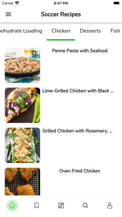 Emulate iPhone app Soccer Recipes using MyAndroid Emulate iPhone app Soccer Recipes using MyAndroid