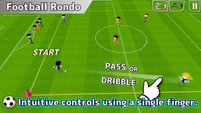 Emulate iPhone app Soccer Rondo using MyAndroid