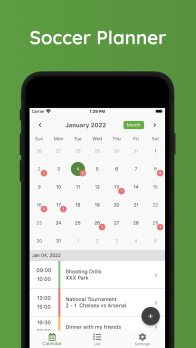 Emulate iPhone app Soccer Schedule Planner using MyAndroid Emulate iPhone app Soccer Schedule Planner using MyAndroid