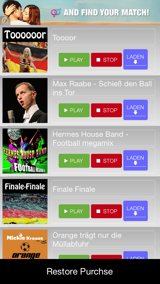 Emulate iPhone app Soccer Sounds GER - Brasil using MyAndroid Emulate iPhone app Soccer Sounds GER - Brasil using MyAndroid