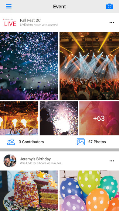 Emulate iPhone app Social Cam - Photo Sharing App using MyAndroid