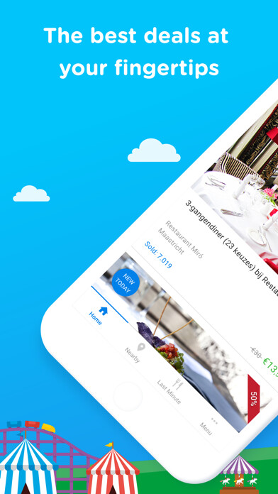 Emulate iPhone app Social Deal - The best deals using MyAndroid