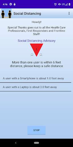 Run android online APK Social Distancing App from MyAndroid or emulate Social Distancing App using MyAndroid