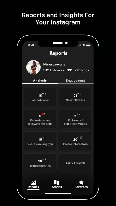 Emulate iPhone app Social Ghost : Analyze Profile using MyAndroid