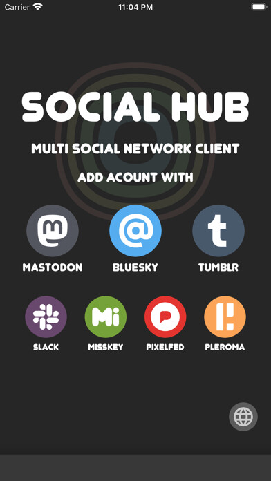 Emulate iPhone app SocialHub - SocialMedia Client using MyAndroid Emulate iPhone app SocialHub - SocialMedia Client using MyAndroid
